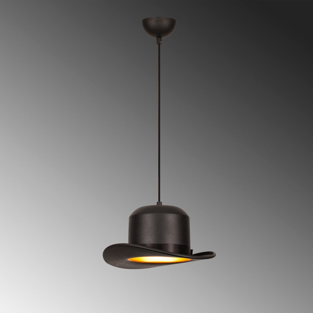 Black Metal Pendant Lamp Echelon 