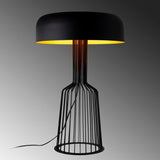 Table lamp Black Gold Metal Quartz 