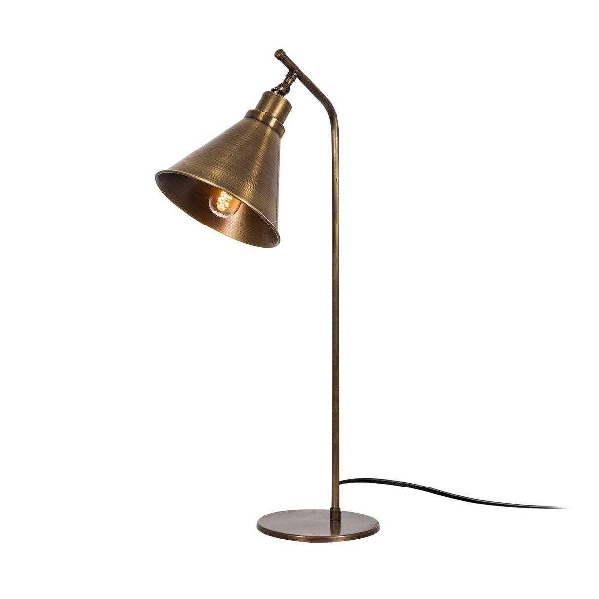 Table lamp Bronze-colored Metal Crimson 