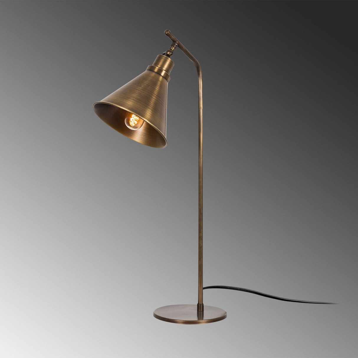 Table lamp Bronze-colored Metal Crimson 