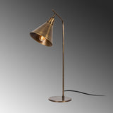 Table lamp Bronze-colored Metal Crimson 