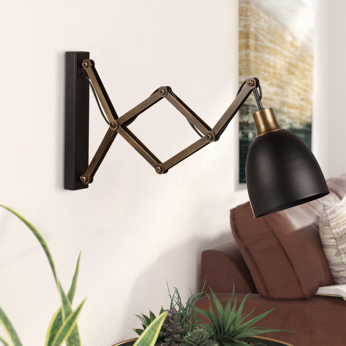 Black Metal Wall Lamp Echelon 