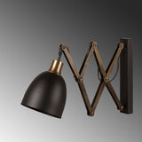 Black Metal Wall Lamp Echelon 