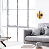 Black Gold Metal Wall Lamp Echelon 