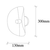 Wall lamp Gold Metal Echelon 