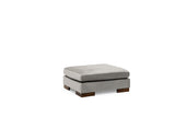 Corner Sofa Left Tulip Light Gray - With Ottoman 