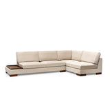 Corner Sofa Right Tulip Beige - With Ottoman 