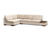Corner Sofa Left Tulip Beige - With Ottoman 
