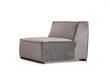 XL Corner Sofa Left Lego Velvet Gray 