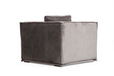 XL Corner Sofa Right Lego Velvet Gray 