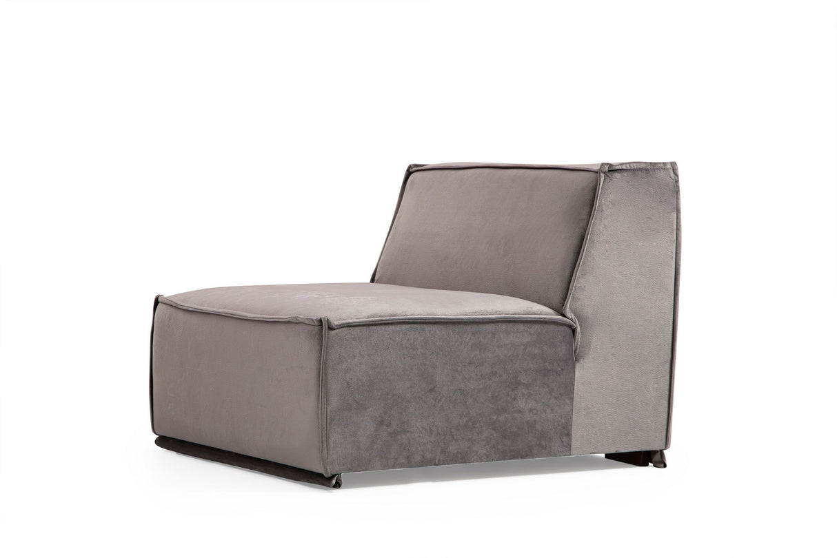 Corner sofa Lego Velvet Gray 