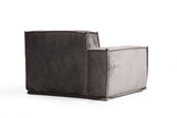 Corner Sofa Right Lego Gray Velvet 