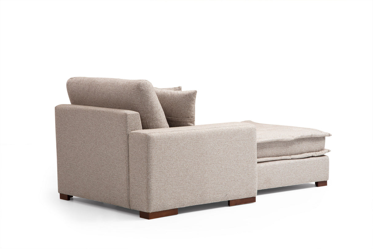Corner sofa Lena Sand Beige Left 