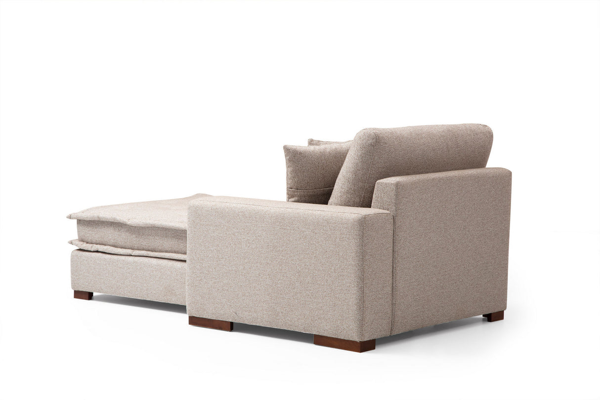 Corner sofa Lena Sand Beige Right 