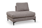 Sofas - U - sofa Corner sofa Gray Fabric 314x200 cm - Left - Porto - Dimehouse