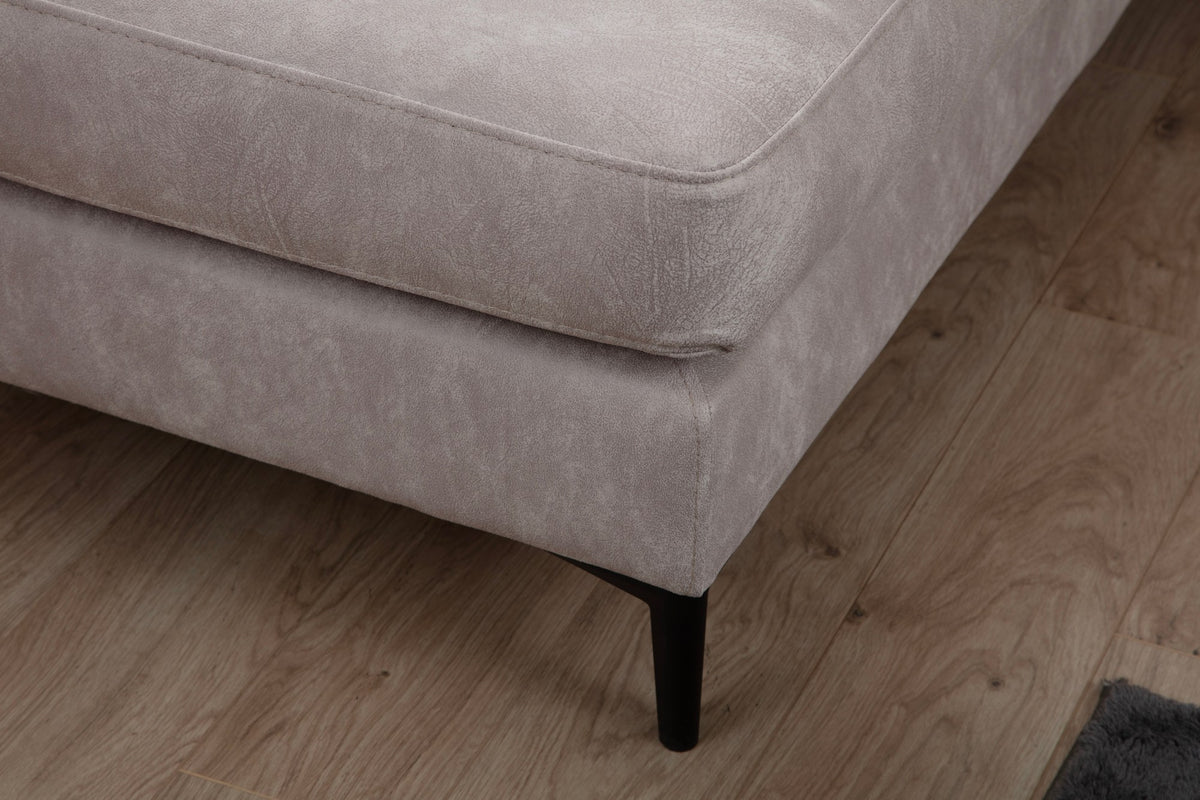 Sofas - U - sofa Corner sofa Gray Fabric 314x200 cm - Left - Porto - Dimehouse