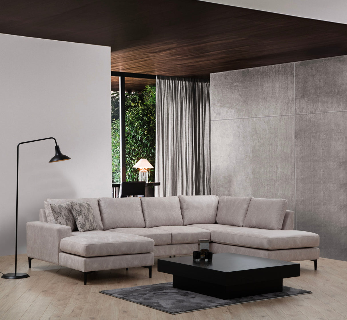 You Corner Sofa Right Porto Beige 