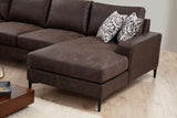 You Corner Sofa Left Porto Brown 