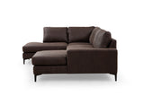You Corner Sofa Left Porto Brown 