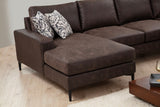You Corner Sofa Right Porto Brown 
