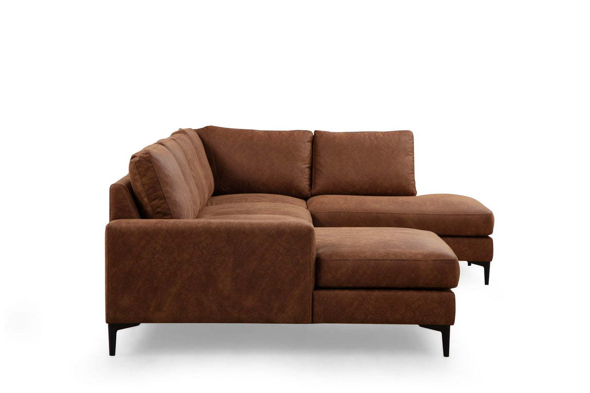 You Corner Sofa Right Porto Camel 