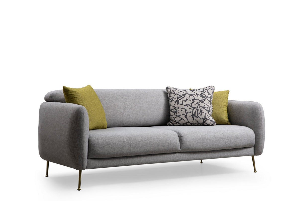 3-seater Sofa Bed Sevilla Gray Fabric 