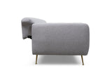 3-seater Sofa Bed Sevilla Gray Fabric 