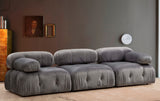 Banken - Modulaire bank 3 - zits Bubble velvet grijs - Dimehouse