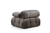 Banken - Modulaire bank 3 - zits Bubble velvet grijs - Dimehouse