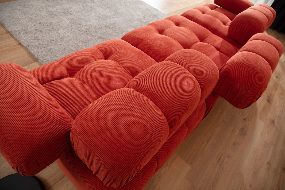 Banken - Modulaire bank 3 - zits Doblo rood - Dimehouse