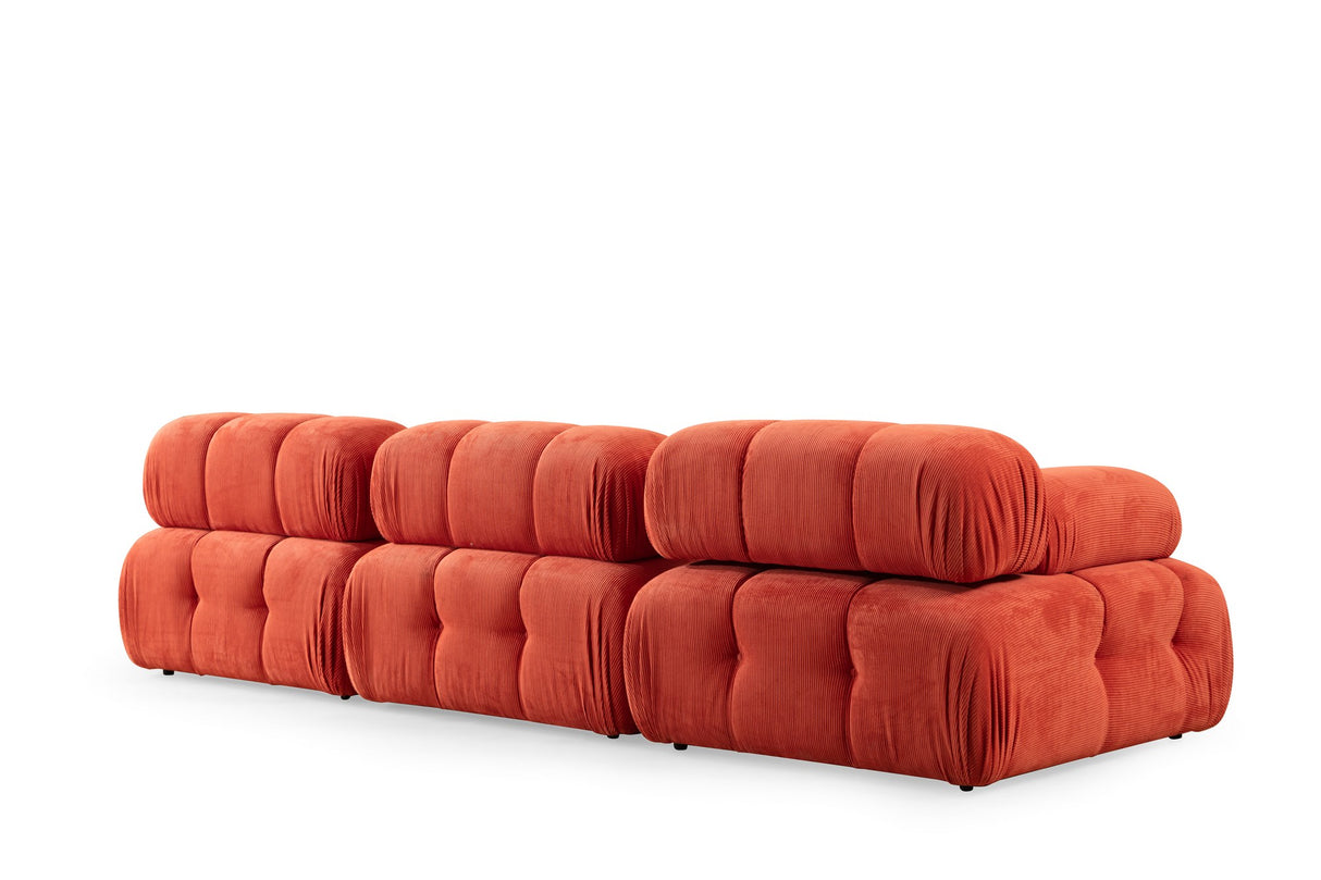 Banken - Modulaire bank 3 - zits Doblo rood - Dimehouse