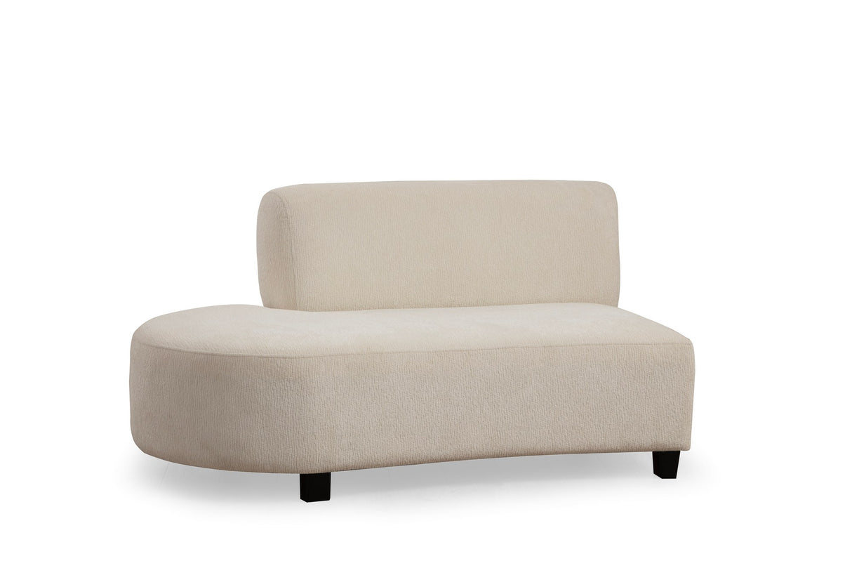 Corner sofa Beige stained fabric organic Pars - XXXL 300 cm 