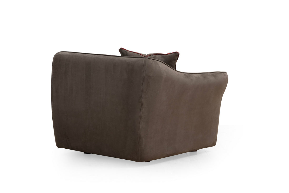 4-seater Corner Sofa Mentis Brown 