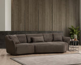 3-seater Corner Sofa Mentis Brown - Subtle Corner 