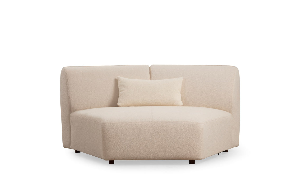 4-seater Corner Sofa Mentis Cream 
