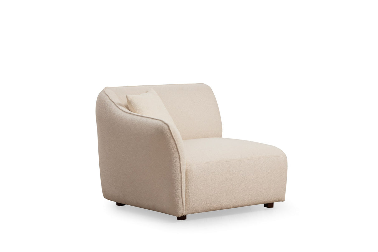 3-seater Corner Sofa Mentis Cream - Subtle Corner 