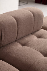Banken - Modulaire bank 2 - zits met hocker Doblo cappuccino - Dimehouse