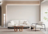 Banken - 3 - zits Bank Eti Wit - Zwart Houten Frame - Dimehouse