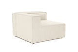 Sofas - Corner element left modular sofa Fora ecru - Dimehouse