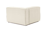Sofas - Corner element left modular sofa Fora ecru - Dimehouse