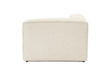 Sofas - Corner element left modular sofa Fora ecru - Dimehouse