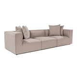 Banken - Modulaire XXL 3 - zits bank Sora 325 cm breed in Beige linnen - Dimehouse