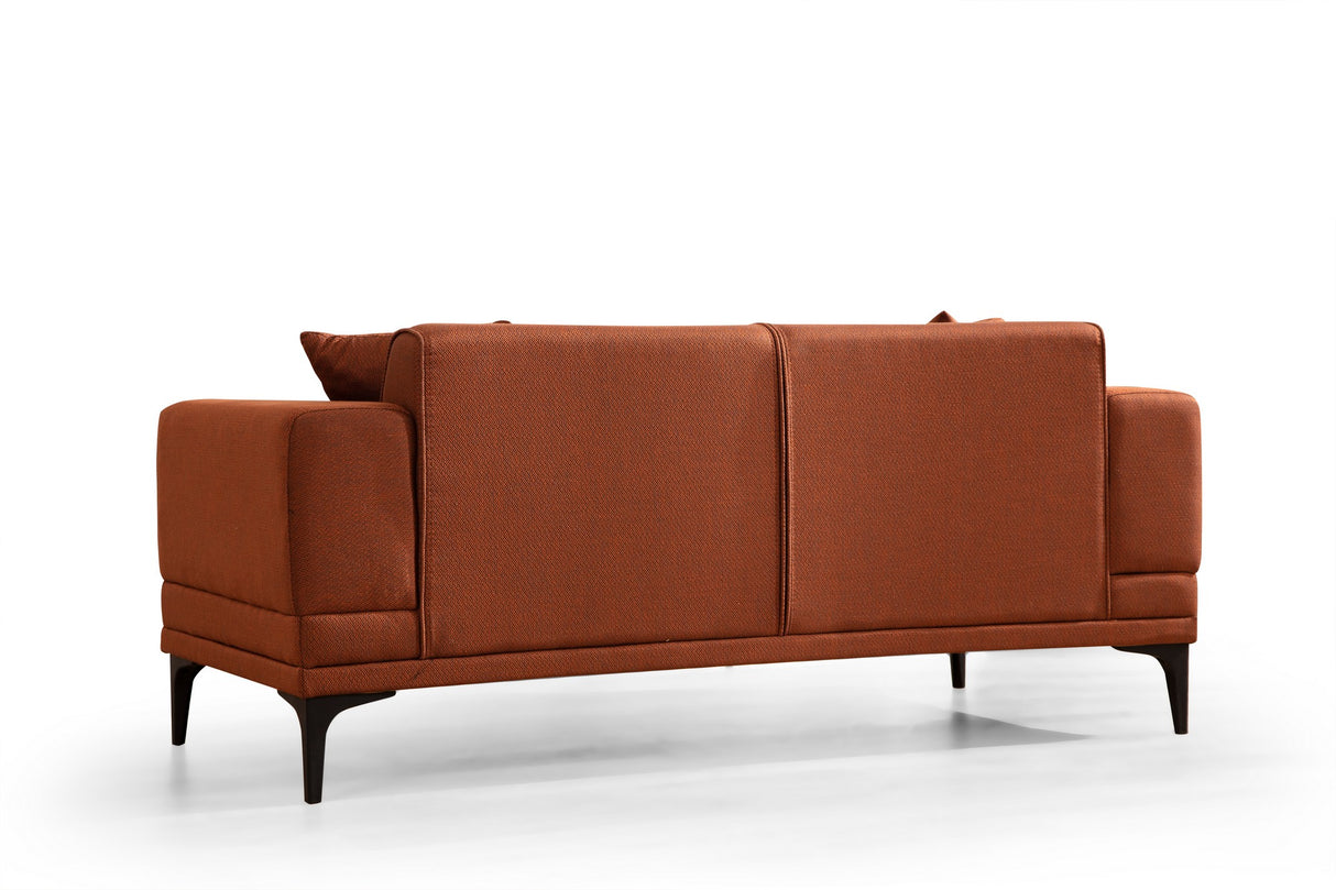 2-seater sofa horizon tile red