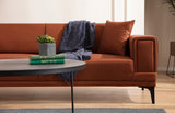 Sofas - 3-seater sofa bed Horizon Tile Red - Dimehouse