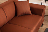 Sofas - 3-seater sofa bed Horizon Tile Red - Dimehouse