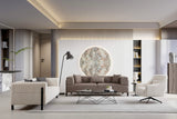 Sofas - 3-seater sofa Gio Brown - Dimehouse