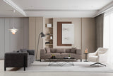 Sofas - 3-seater sofa Gio Brown - Dimehouse