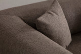 Sofas - 3-seater sofa Gio Brown - Dimehouse