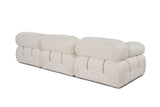 Banken - Modulaire bank 3 - zits Bubble bouclé wit - Dimehouse