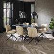 Dining tables - Mysha Danish Oval Melamine dining table 215x105 cm - Dimehouse